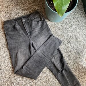 Express Dark Gray Women's Skinny Jeans